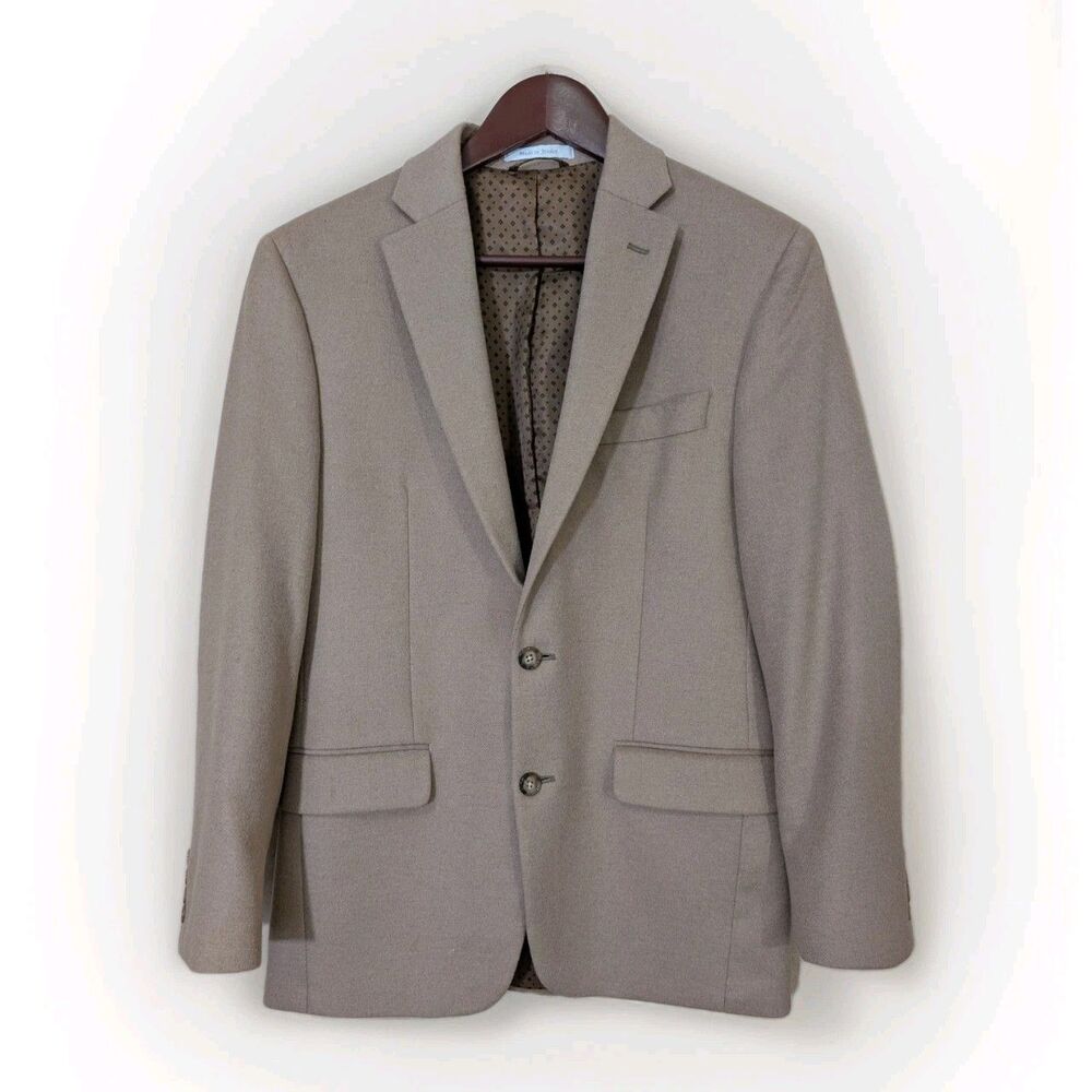 Lauren Ralph Lauren Black Label Blazer 36R Tan Wool Silk Cashmere Coat